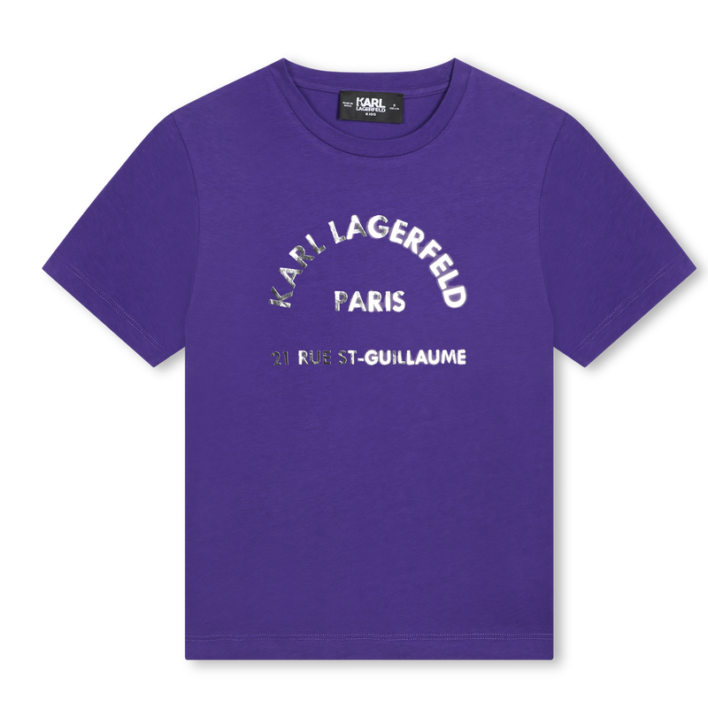Logo Graphic Short-Sleeve KARL LAGERFELD KIDS 
                    GIRL