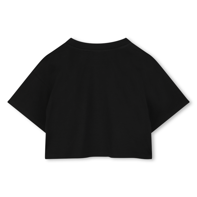 Cropped T-shirt with diamantés THE MARC JACOBS 
                    GIRL