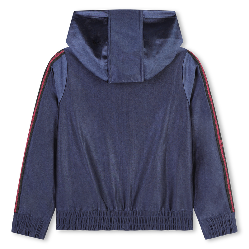 Shiny Zip-Up Sweatshirt HUGO 
                    GIRL