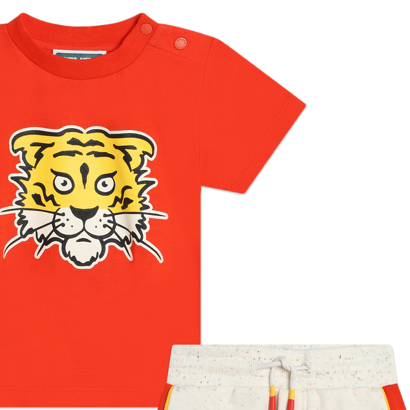 Printed cotton ensemble KENZO KIDS 
                    BOY