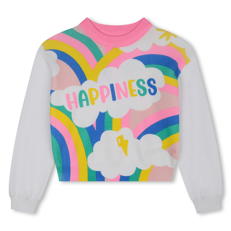 Multicolored cotton sweater BILLIEBLUSH 
                    GIRL