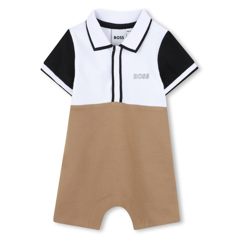 Short color-block romper BOSS 
                    BOY