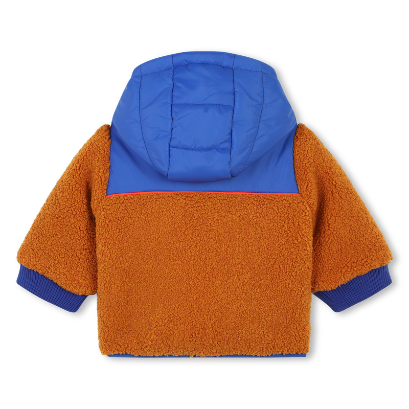 Two-Tone Bi-Material Coat CARREMENT BEAU 
                    BOY
