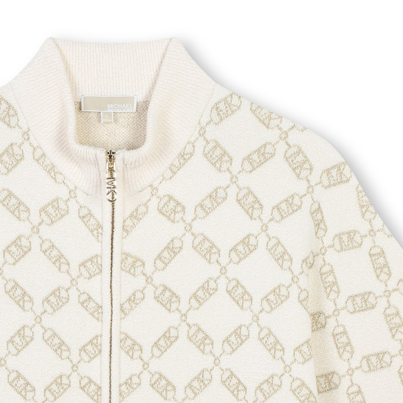 Zip-Up Knit Cape MICHAEL KORS 
                    GIRL