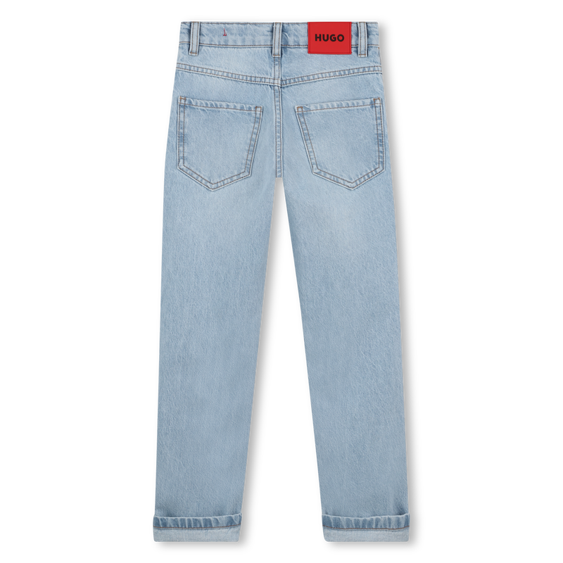 5-pocket cotton jeans HUGO 
                    BOY