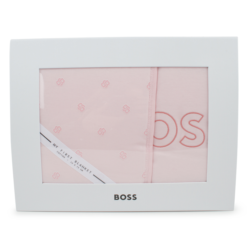 Cotton blanket BOSS 
                    UNISEX