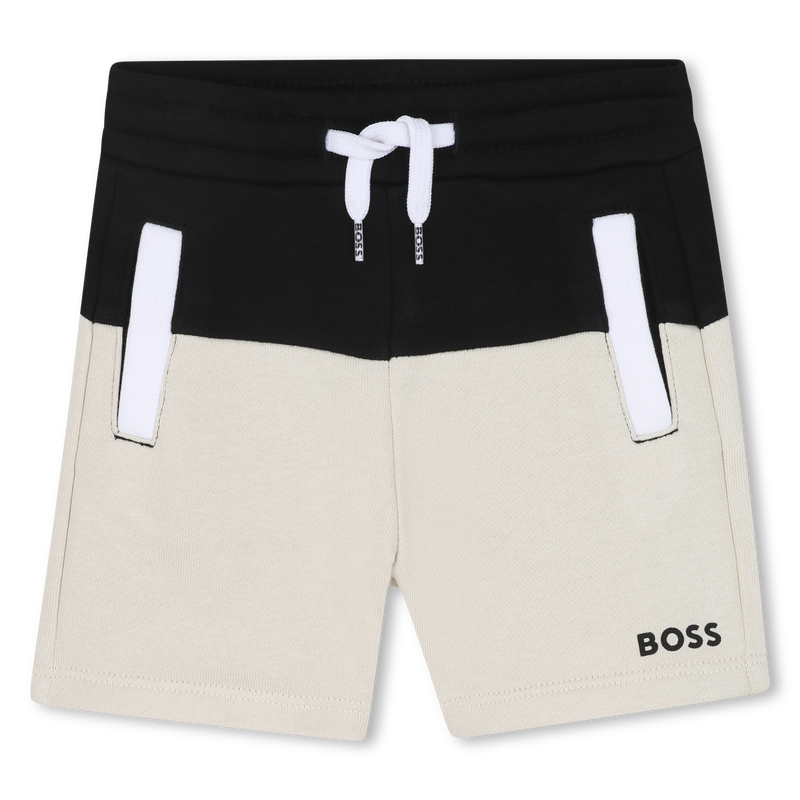 Two-tone fleece shorts BOSS 
                    BOY