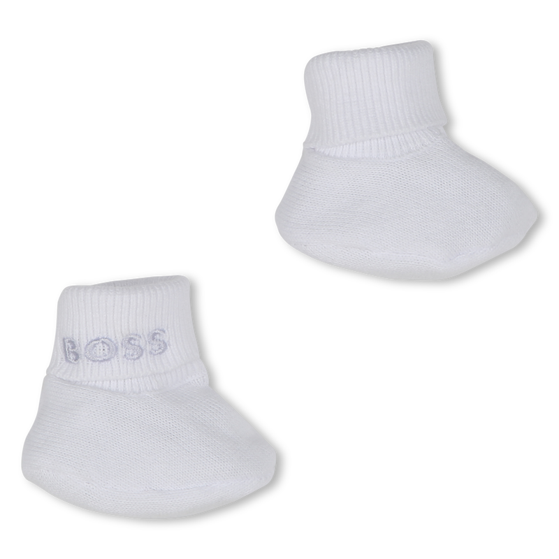 Hat and booties matching set BOSS 
                    UNISEX