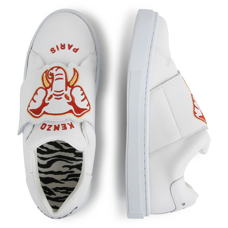 Leather Velcro sneakers KENZO KIDS 
                    UNISEX