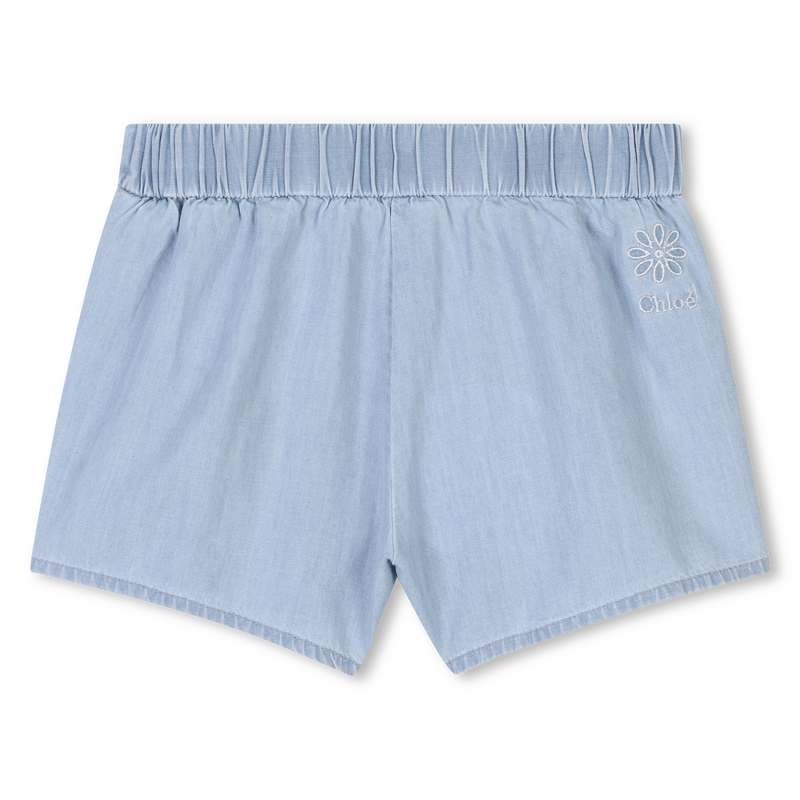 Embroidered denim shorts CHLOE 
                    GIRL