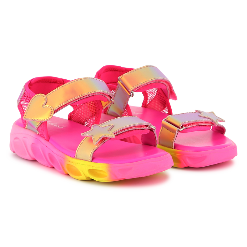 Bi-material sandals BILLIEBLUSH 
                    GIRL