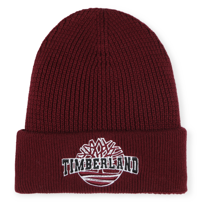 Embroidered Knit Hat TIMBERLAND 
                    BOY
