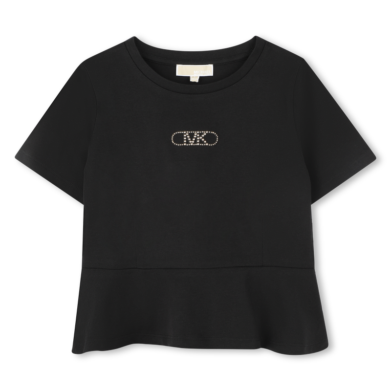 Short-sleeved cotton T-shirt MICHAEL KORS 
                    GIRL