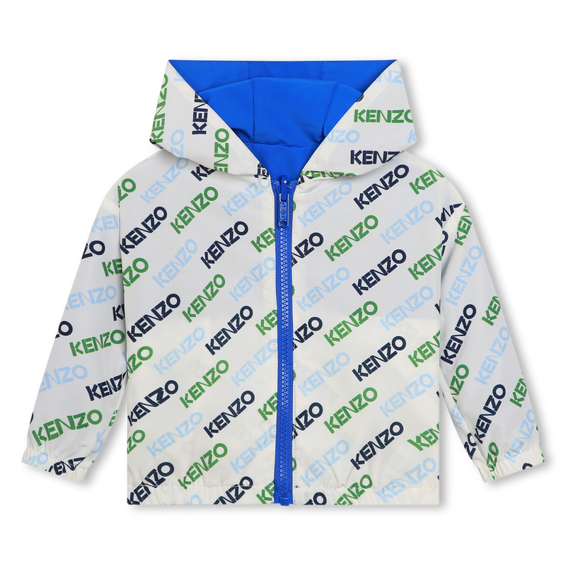 Reversible zip-up windbreaker KENZO KIDS 
                    UNISEX