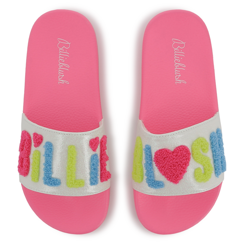Fleece logo sliders BILLIEBLUSH 
                    GIRL