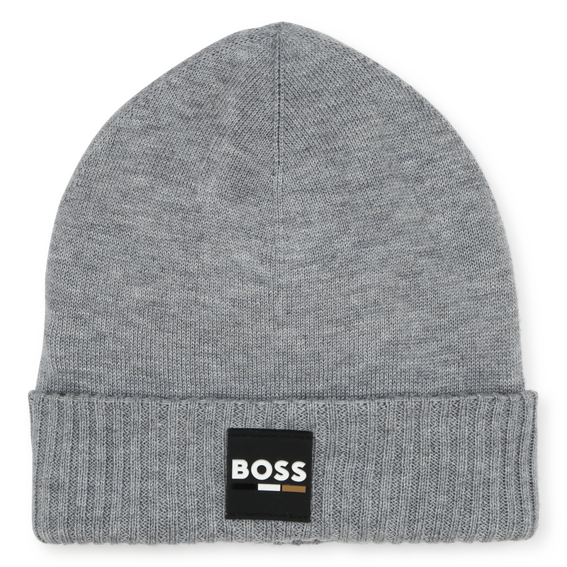 Knitted Fold-Up Beanie BOSS 
                    BOY