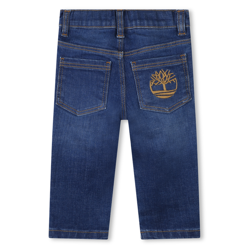 Straight-Cut Contrast Jeans TIMBERLAND 
                    BOY