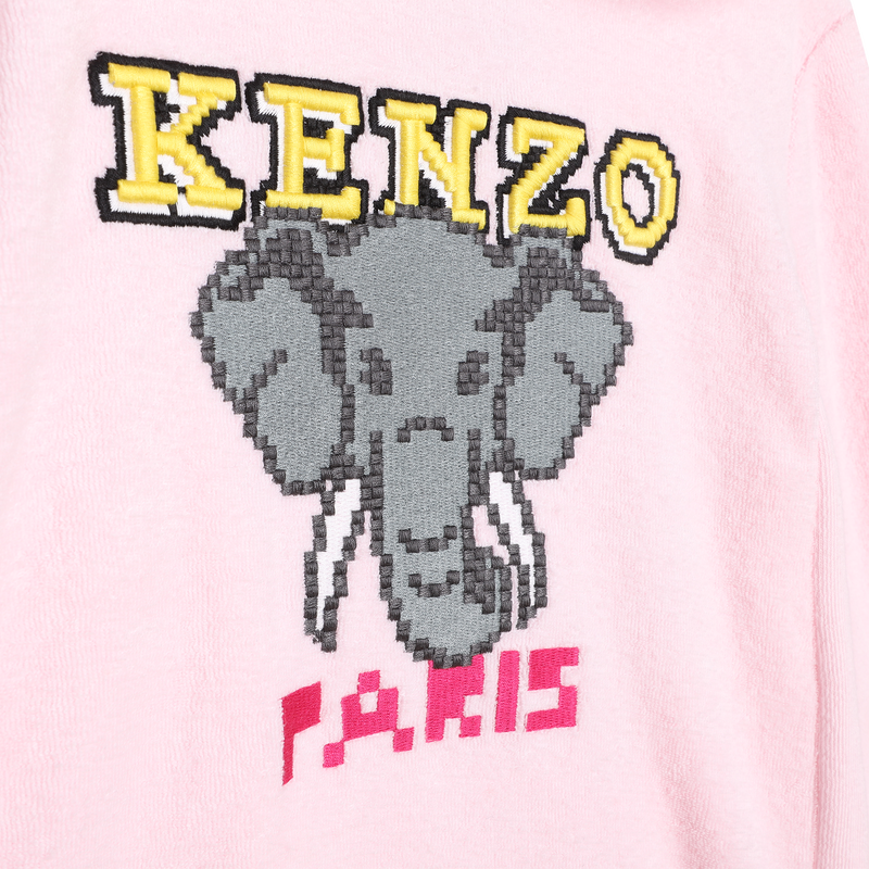 Terry cloth fleece dress KENZO KIDS 
                    GIRL