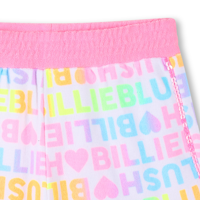 Printed terry-cloth shorts BILLIEBLUSH 
                    GIRL