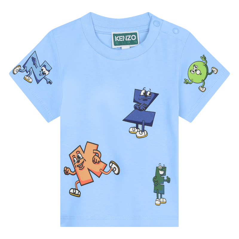 Short-sleeved cotton T-shirt KENZO KIDS 
                    BOY