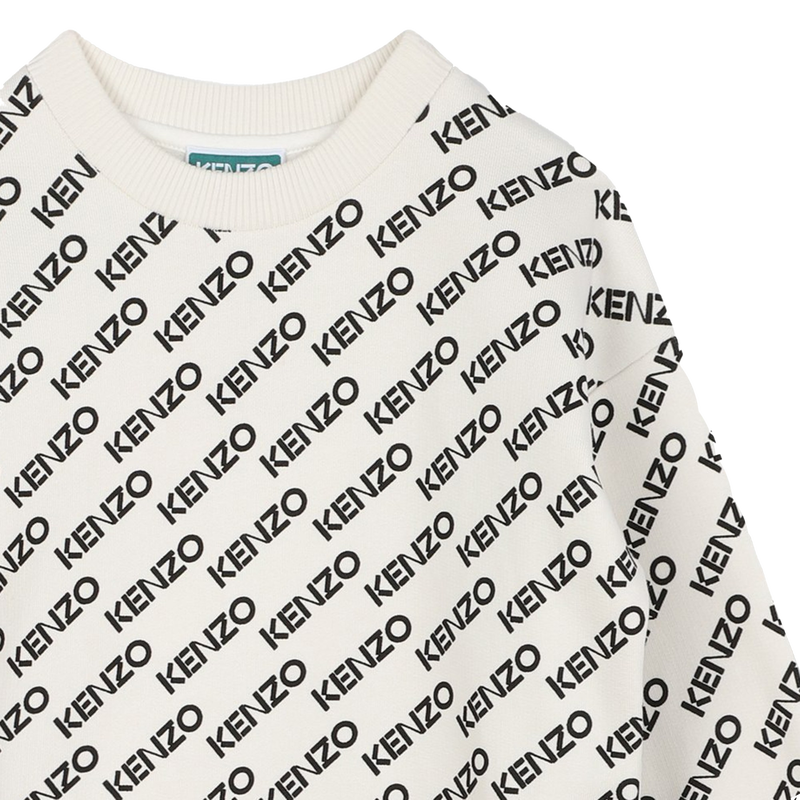 Fleece Logo Dress KENZO KIDS 
                    GIRL