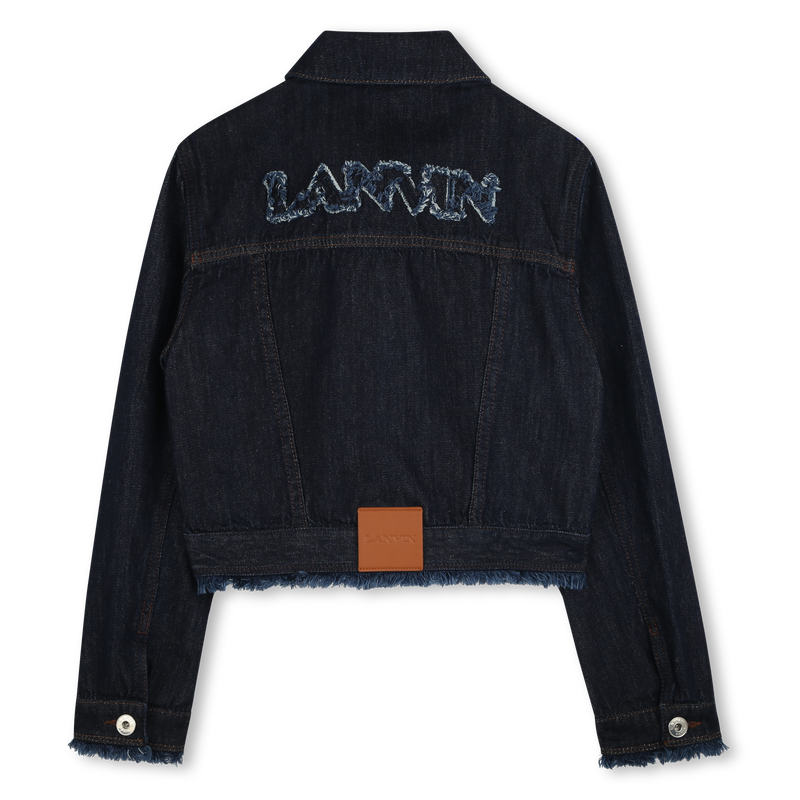 Short denim jacket LANVIN 
                    GIRL