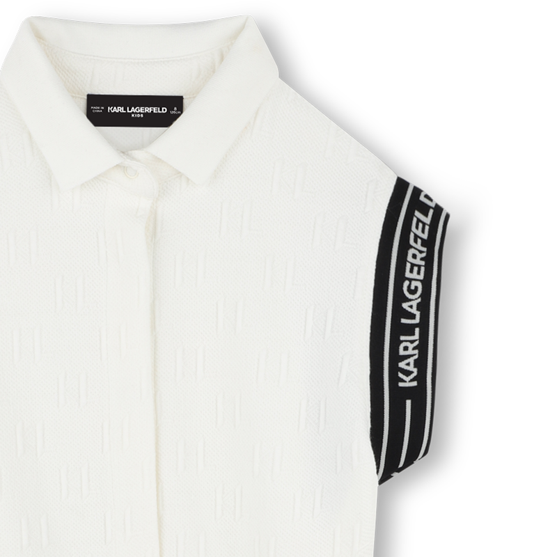 Short-sleeved romper KARL LAGERFELD KIDS 
                    GIRL
