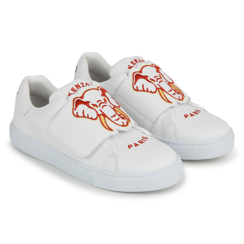 Leather Velcro sneakers KENZO KIDS 
                    UNISEX