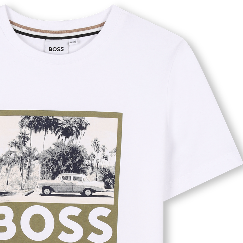 Short-sleeved cotton T-shirt BOSS 
                    BOY