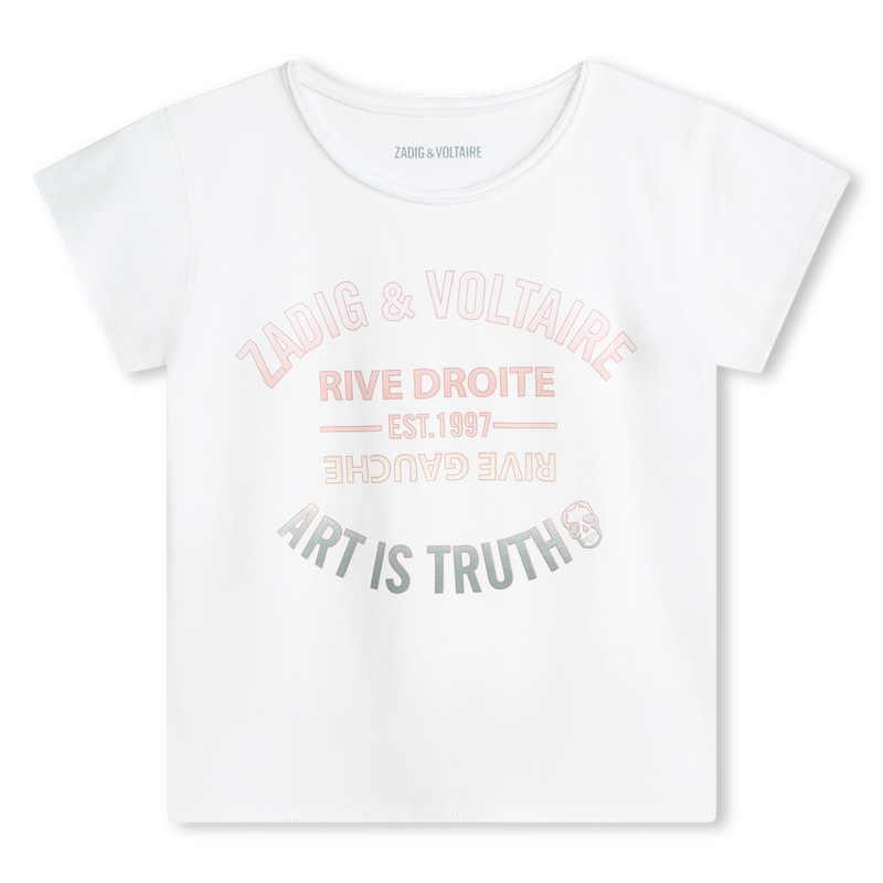 Cotton Illustration T-Shirt ZADIG & VOLTAIRE 
                    GIRL