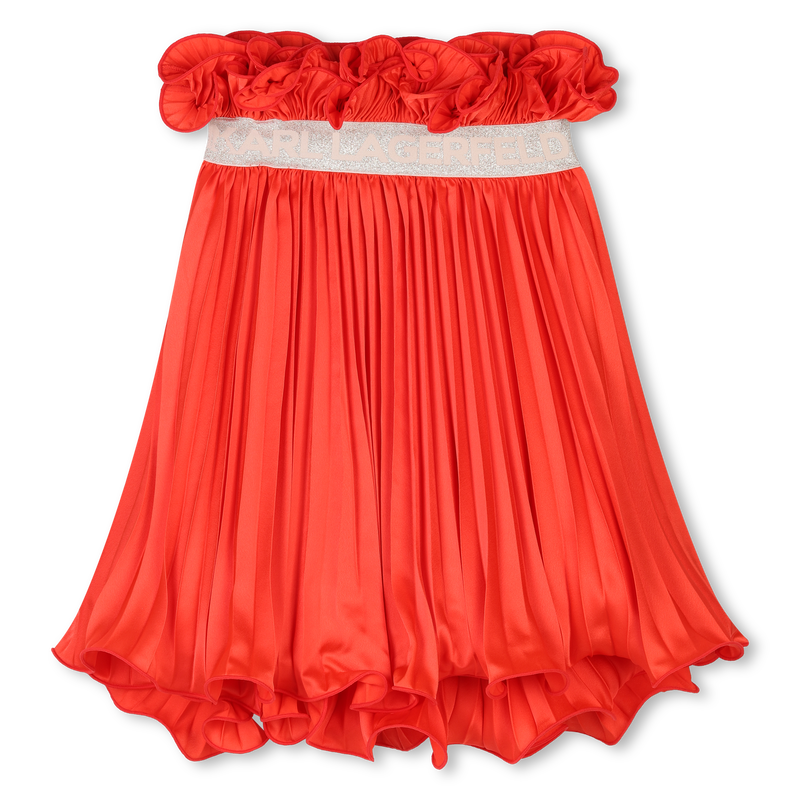 Pleated party skirt KARL LAGERFELD KIDS 
                    GIRL