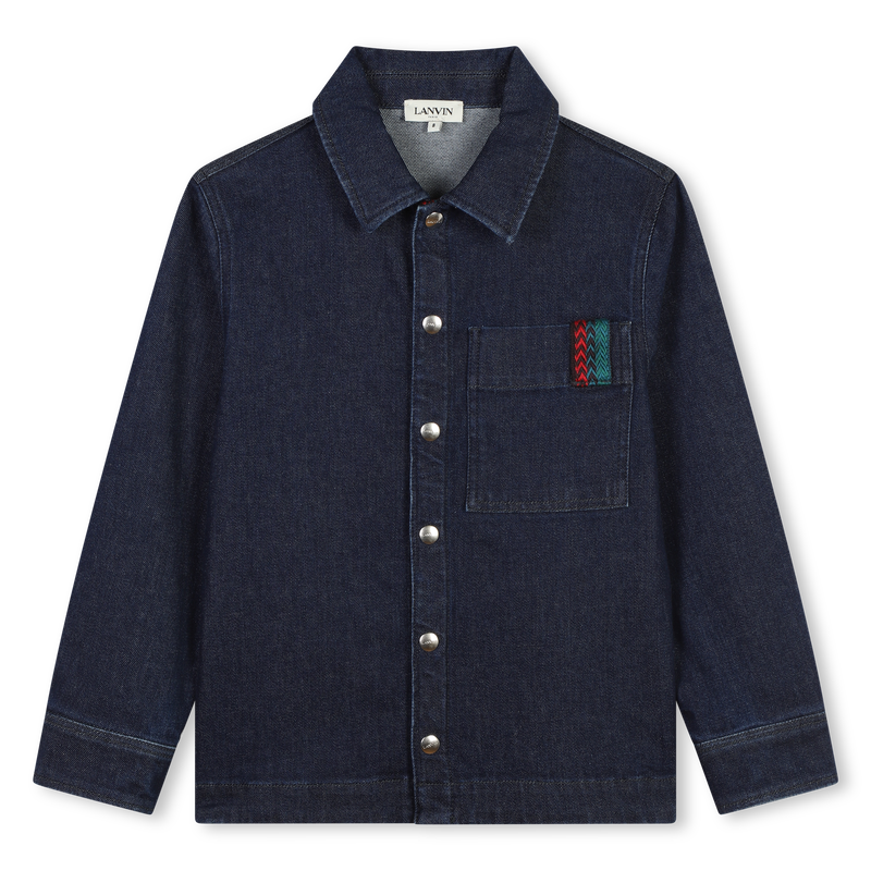 Logo Denim Jacket LANVIN 
                    BOY