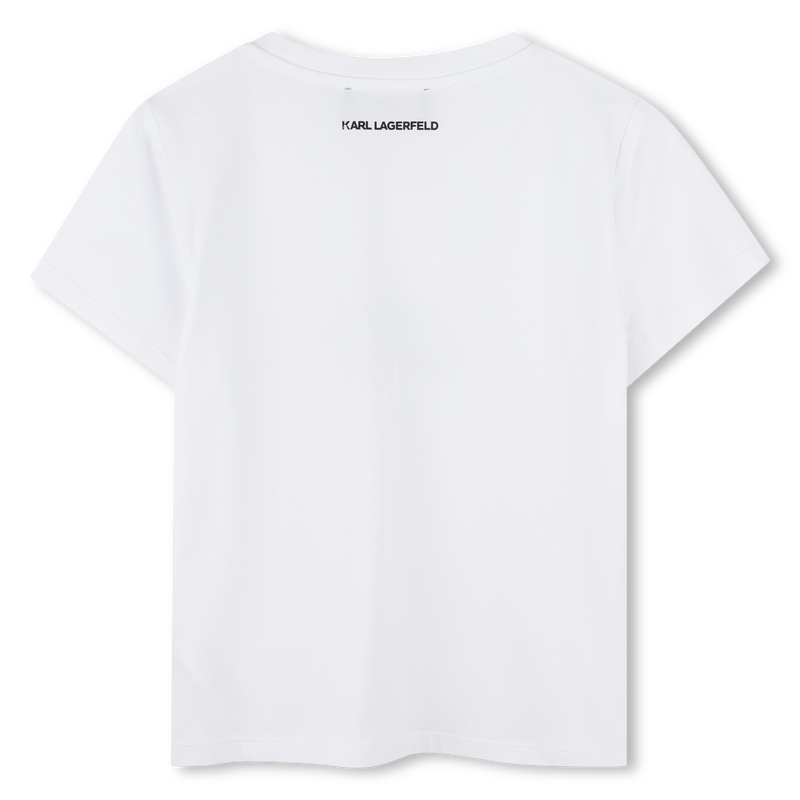 T-shirt with print KARL LAGERFELD KIDS 
                    GIRL