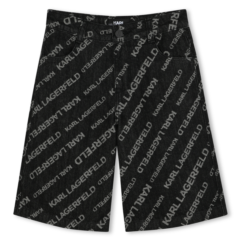 Denim Bermuda shorts KARL LAGERFELD KIDS 
                    BOY