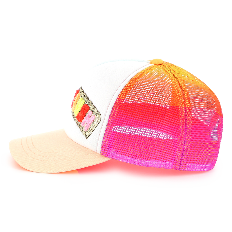 Cap with terry-cloth badge BILLIEBLUSH 
                    GIRL