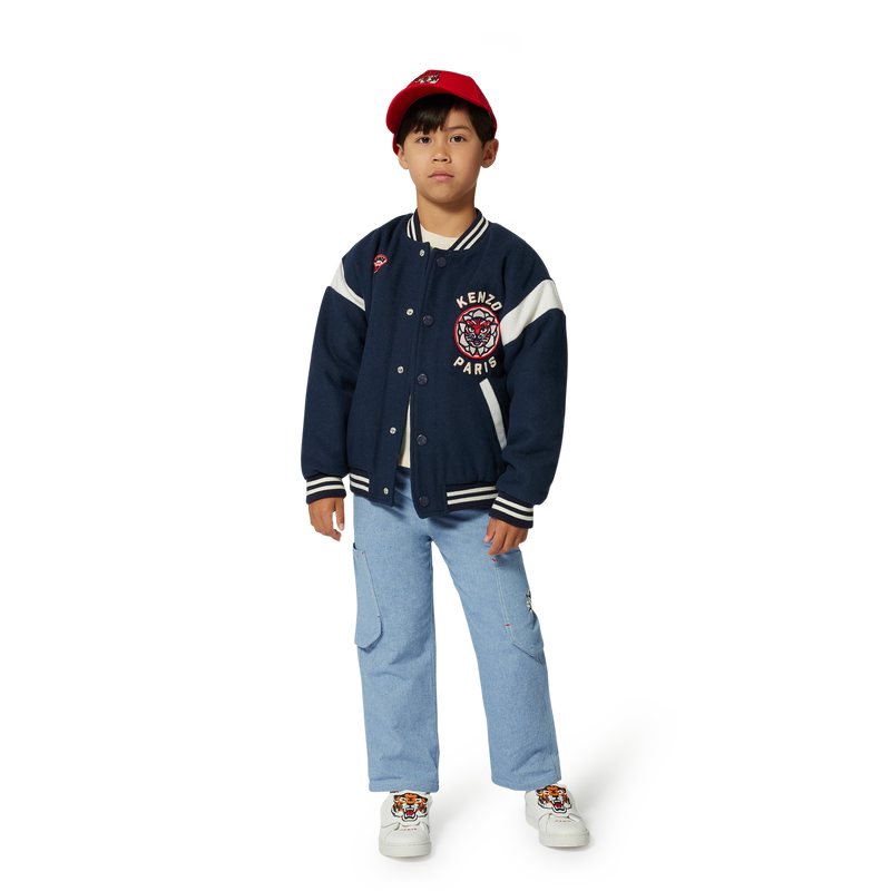 Embroidered cotton cap KENZO KIDS 
                    UNISEX
