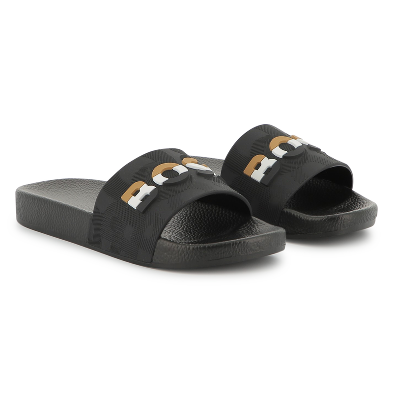 Wide-strap sliders BOSS 
                    BOY