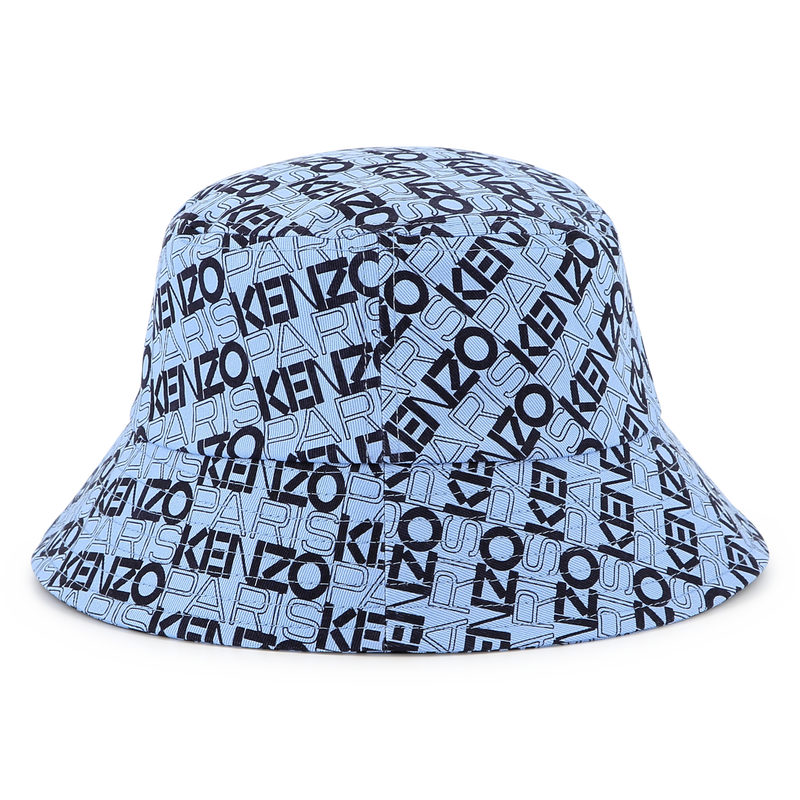 Printed cotton bucket hat KENZO KIDS 
                    UNISEX