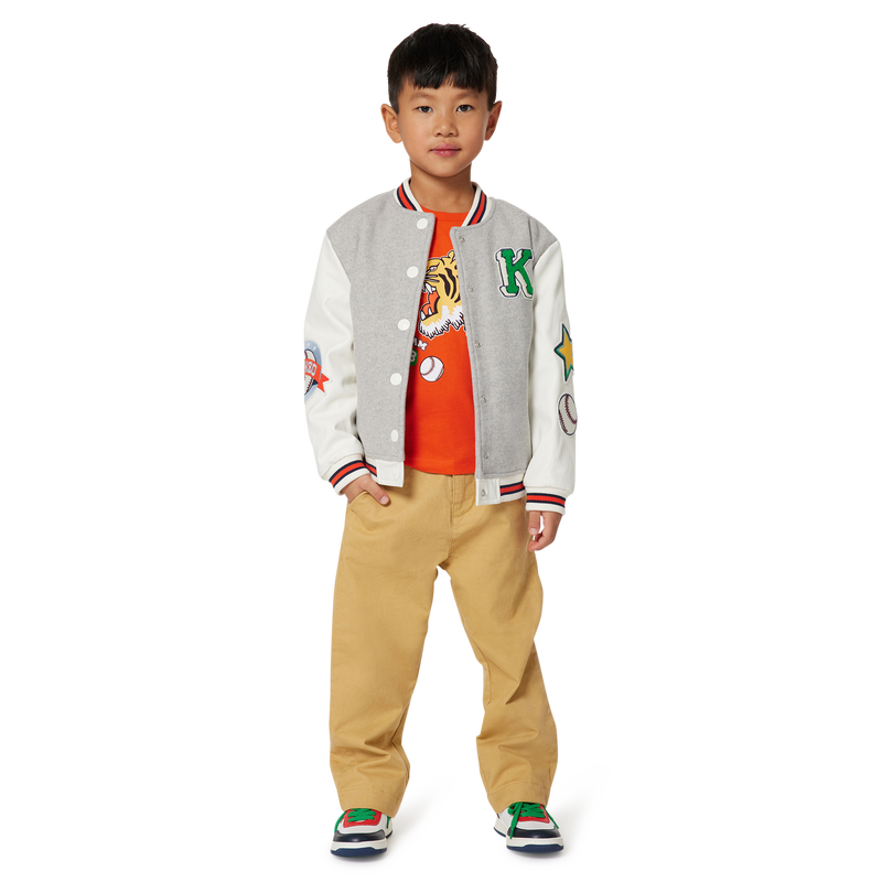 Adjustable cotton trousers KENZO KIDS 
                    UNISEX
