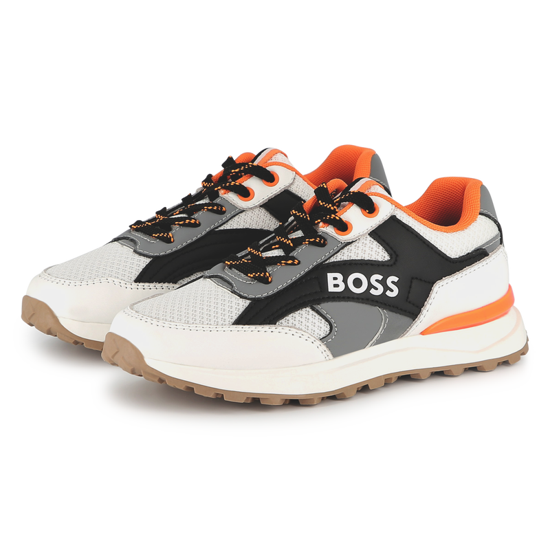 Lace-up sneakers with colors BOSS 
                    BOY