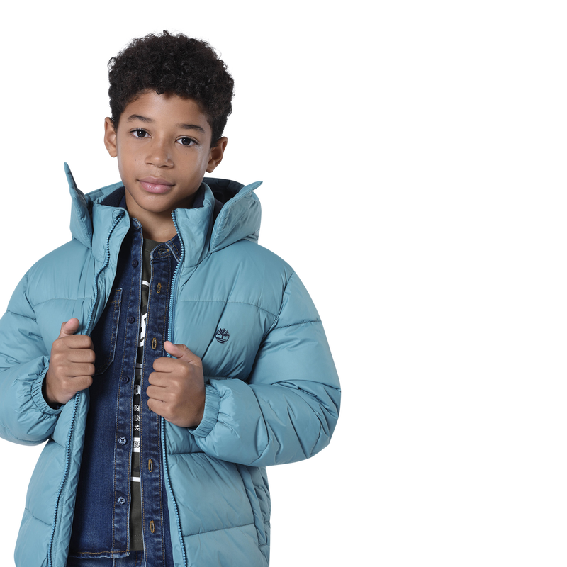 Buttoned denim shirt jacket TIMBERLAND 
                    BOY