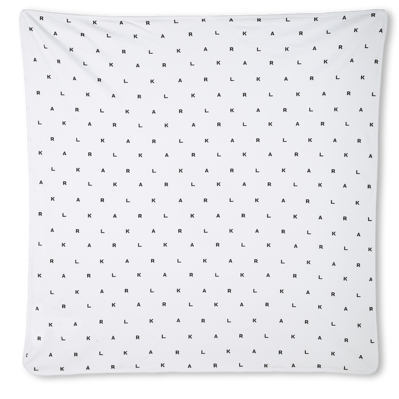 Printed cotton blanket KARL LAGERFELD KIDS 
                    UNISEX