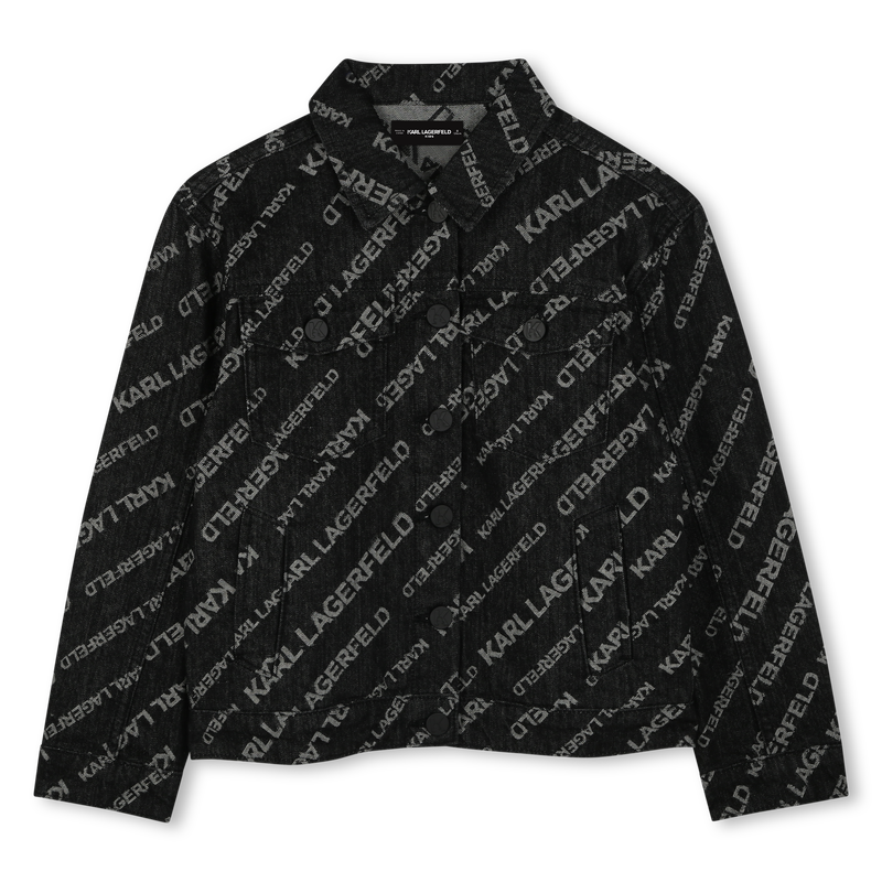Denim jacket KARL LAGERFELD KIDS 
                    BOY