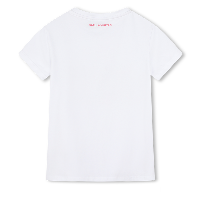 Reversible Sequined T-Shirt KARL LAGERFELD KIDS 
                    GIRL
