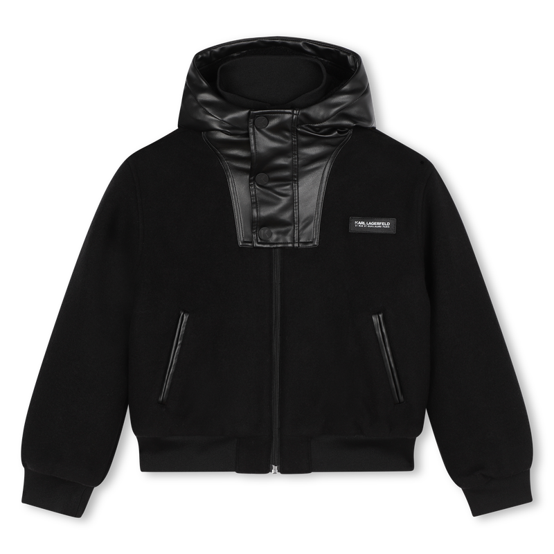 Hooded Jacket KARL LAGERFELD KIDS 
                    BOY