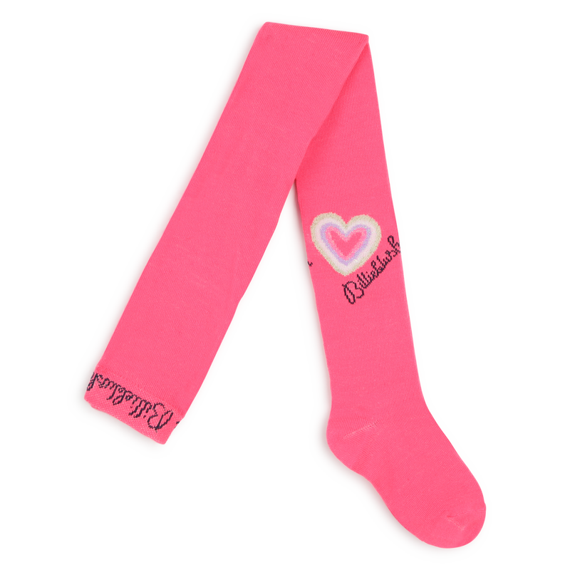Metallic Heart Tights BILLIEBLUSH 
                    GIRL