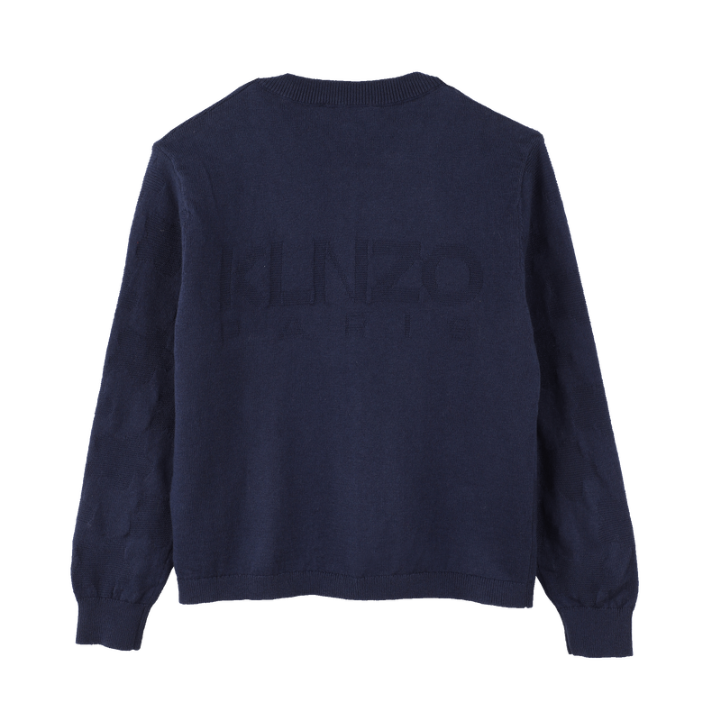 Plain Buttoned Cardigan KENZO KIDS 
                    GIRL