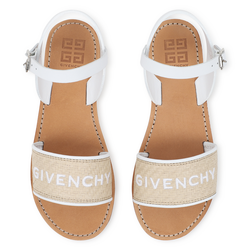 Buckled sandals with leather GIVENCHY 
                    GIRL