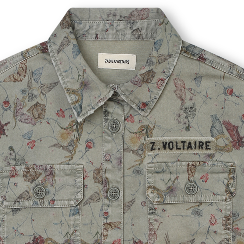 Printed Shirt Dress ZADIG & VOLTAIRE 
                    GIRL