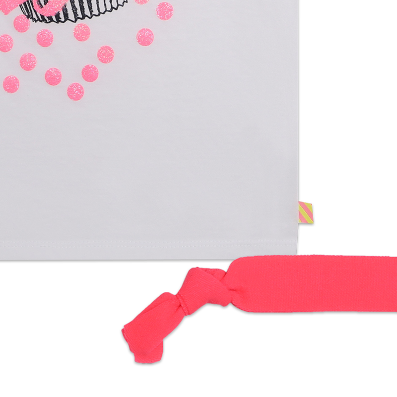 Accessorized graphic print tee BILLIEBLUSH 
                    GIRL